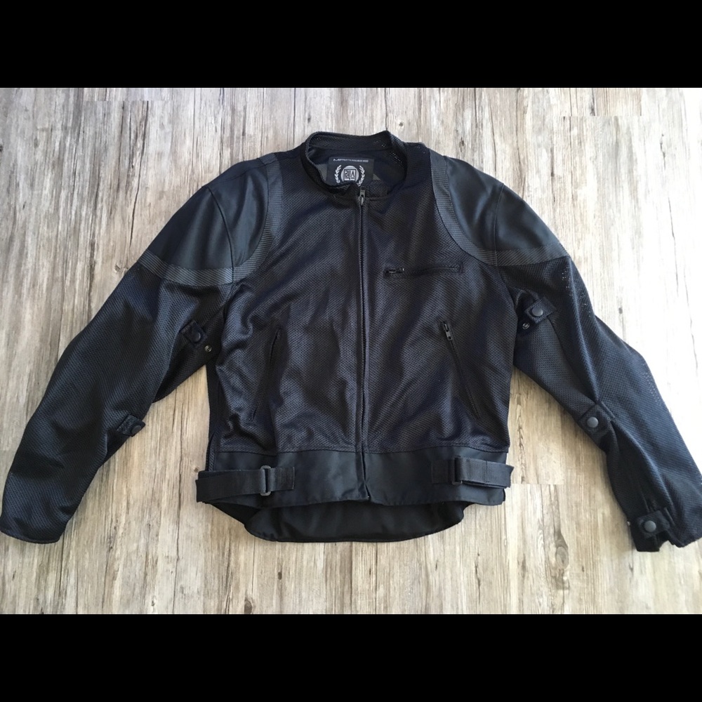 Marsee Men's Motorcycle Jacket Size 46 padded mesh